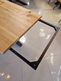 Stół dębowy 160+ (2 x 40) x 90 cm