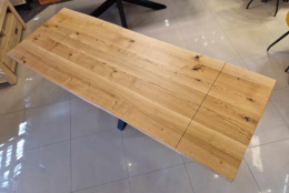 Stół dębowy 180+ (2 x 40) x 100 cm