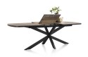 Stół H&H Avalox 190 + 60 x 110 cm centralna noga driftwood