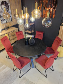 (R, od ręki )Stół Xooon Arawood 140 cm onyx