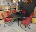 (R, od ręki )Stół Xooon Arawood 140 cm onyx