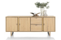 (K) Komoda Shimanto 230 cm Bright Natural Oak Henders & Hazel