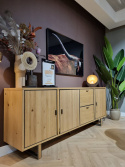 (K) Komoda Shimanto 230 cm Bright Natural Oak Henders & Hazel