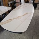 DEFEKT #4 Stół rozkładany Xooon Montello 200 + 2 x 50 cm x 100 cm ceramika na szkle hartowanym