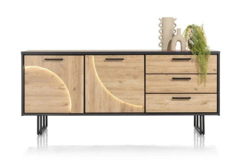 (M,defekt) Komoda H&H AVALON/ Avalox 200 cm natural LED (M,defekt) Komoda H&H AVALON/ Avalox 200 cm natural LED