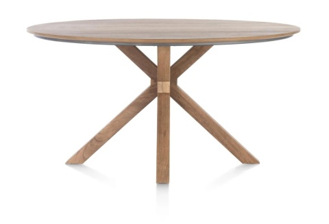 (K) Stół do jadalni owalny TRAPANI, 150x120 cm, fornir z wędzonego mango Xooon (K) Stół do jadalni owalny TRAPANI, 150x120 cm, fornir z wędzonego mango Xooon