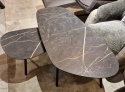 Zestaw dwóch stolików kawowych Palazio – Blat Primo Laminato o wyglądzie marmuru Onyx Zestaw dwóch stolików kawowych Palazio – Blat Primo Laminato o wyglądzie marmuru Onyx