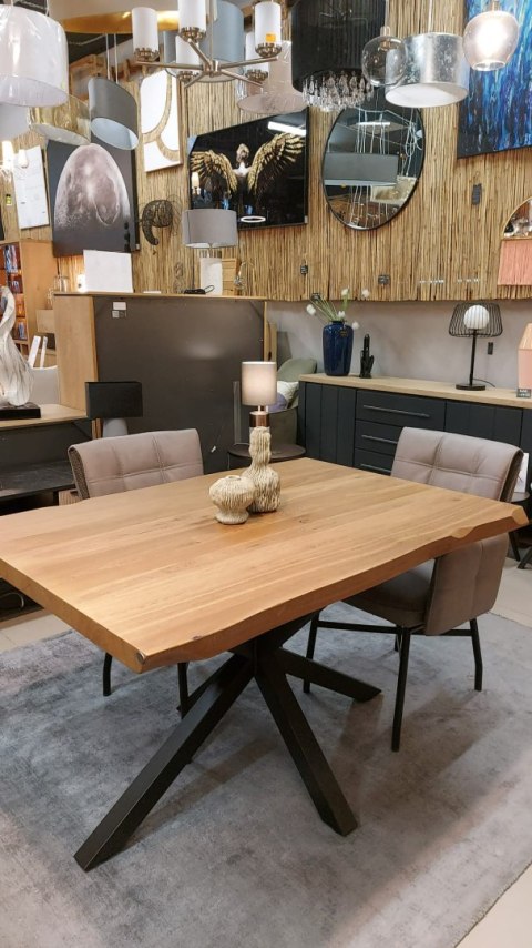 [R, od ręki] Stół 130 x 90 cm Henders& Hazel Metalox centralna noga