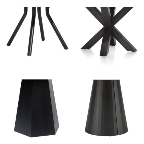 [K, od ręki] Okrągły stół dębowy Xooon Arvada 125 cm w kolorze naturalnym z wyborem nóg