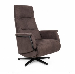 [K] Elektryczny Fotel Relaksacyjny Stelvio z 3 Silnikami w Aksamitnej Tapicerce Karese