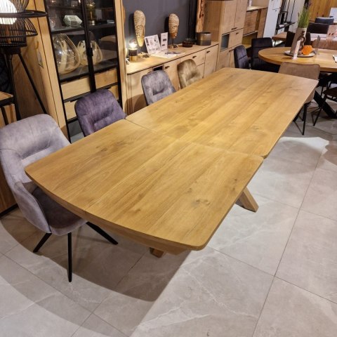 (M) Stół rozkładany NYON Henders& Hazel 200+80 x 100 cm, fornir dębowy, kolor Dune Oak/Dąb Wydmowy