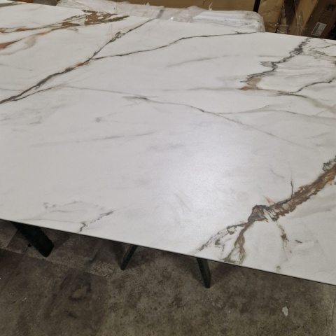 [M, Defekt #1] Stół Henders& Hazel Vegas 200+ 80 x 100 cm ceramika na szkle hartowanym