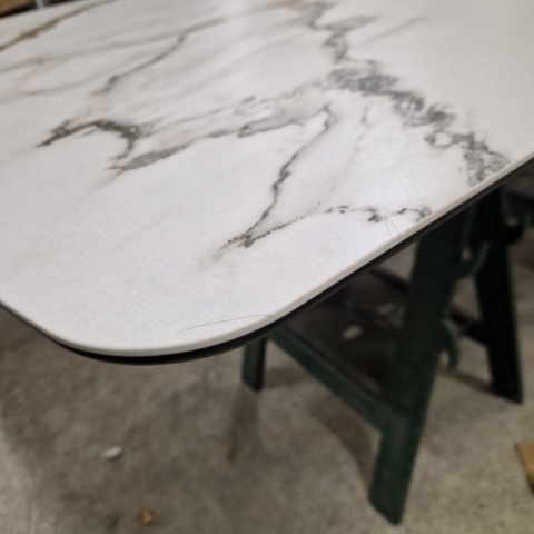 [M, Defekt #1] Stół Henders& Hazel Vegas 200+ 80 x 100 cm ceramika na szkle hartowanym