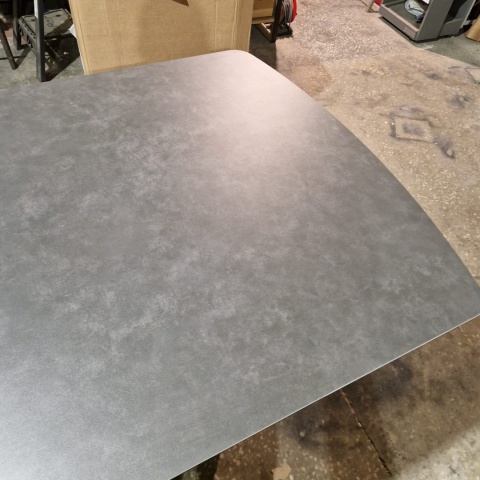 [M, Defekt #1] Stół Henders& Hazel Vegas 200+ 80 x 100 cm ceramika na szkle hartowanym antracyt