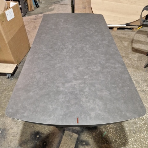 [M, Defekt #1] Stół Henders& Hazel Vegas 200+ 80 x 100 cm ceramika na szkle hartowanym antracyt