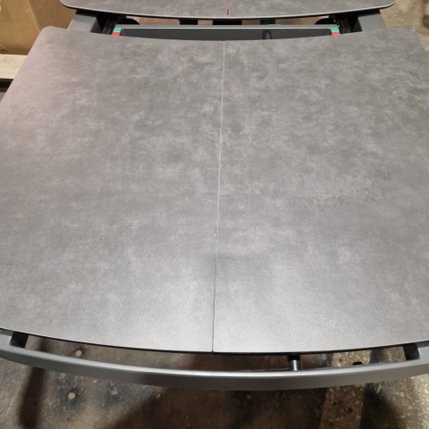 [M, Defekt #1] Stół Henders& Hazel Vegas 200+ 80 x 100 cm ceramika na szkle hartowanym antracyt