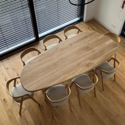 Krzesło dębowe Harmony wybór tapicerki