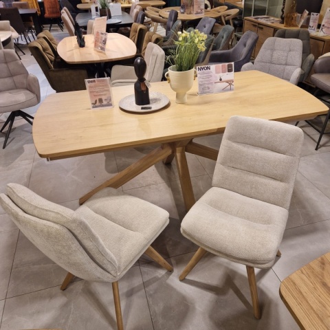 (T, K, od ręki) Stół rozkładany NYON Henders & Hazel 200-280x100 cm, fornir dębowy, kolor natural sand (T, K, od ręki) Stół rozkładany NYON Henders & Hazel 200-280x100 cm, fornir dębowy, kolor natural sand