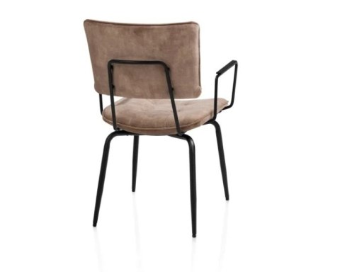 [na zamówienie] Krzesło H&H Manou camel/ podłokietnik