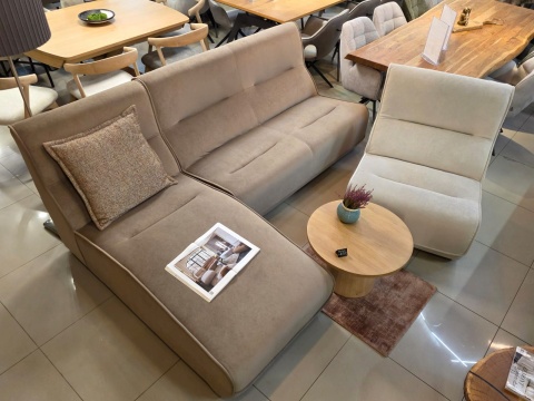 Element modułowy / sofa Dublin 2-osobowy bez podłokietników, wysokie oparcie, sprężyny kieszeniowe