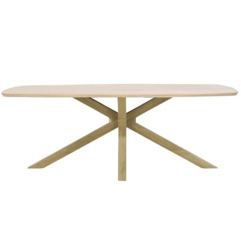 (K, od ręki ) Stół Xooon Arvada 190 x 100 cm Oval lity dąb