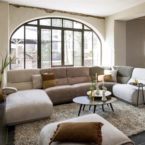 Moduł narożny Dublin (Corner), wysokie oparcie, sprężyny kieszeniowe