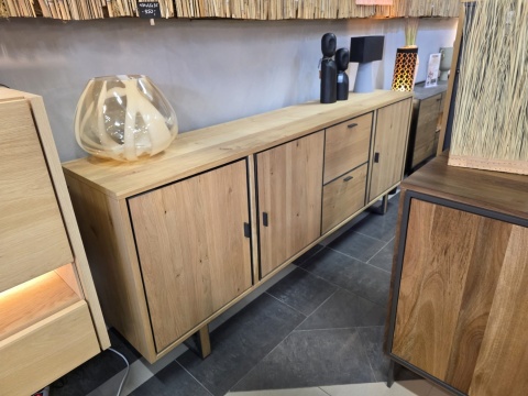 (K,R,M) Komoda Shimanto 230 cm Bright Natural Oak Henders & Hazel