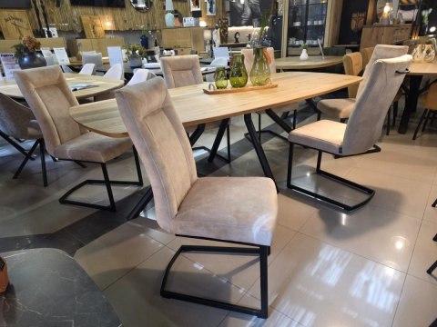 (M) Stół Xooon Arvada 250 x 110 cm Oval lity dąb