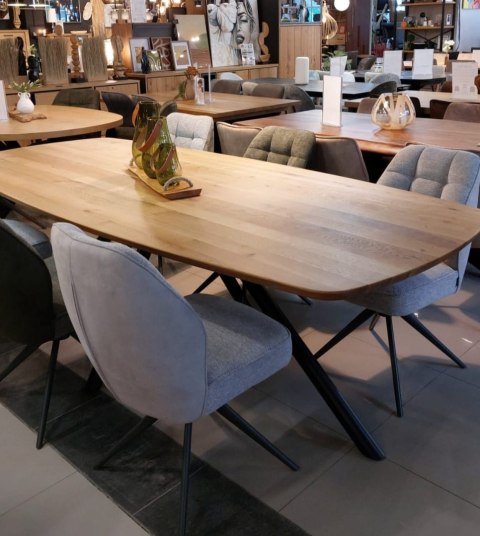 (M) Stół Xooon Arvada 250 x 110 cm Oval lity dąb