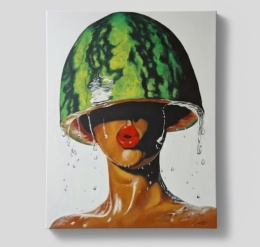 Ręcznie malowany obraz 100 x 80 cm