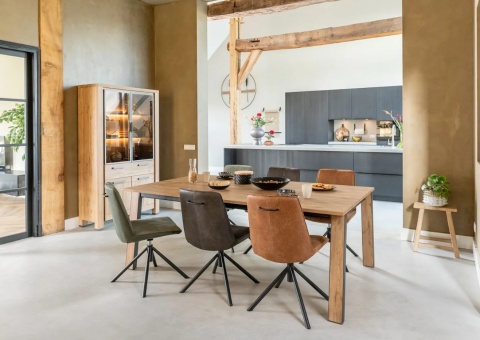 [M, od ręki] Henders & Hazel Stół do Jadalni Delmonte (230x100 cm, Primo Laminato, Oak Natural Vintage)