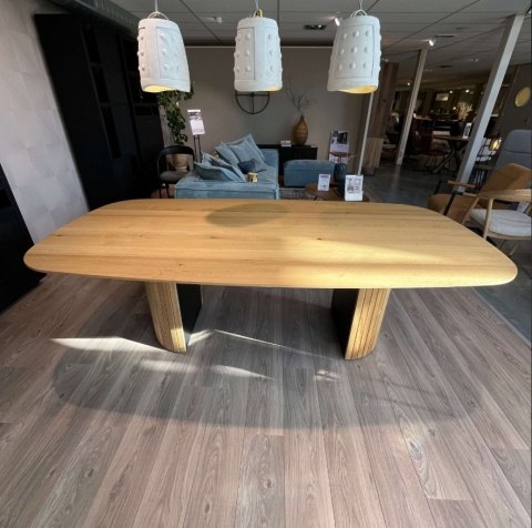 Stół owalny PAVIE 210x120 cm, fornir dębowy naturalny (Henders & Hazel)