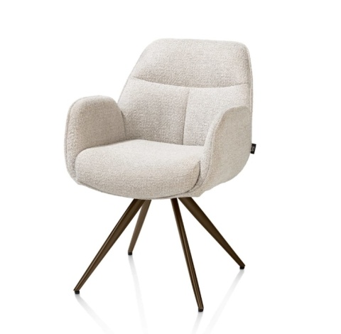 [na zamówienie] Krzesło obrotowe PIPPA – Sevilla Crème – Henders & Hazel